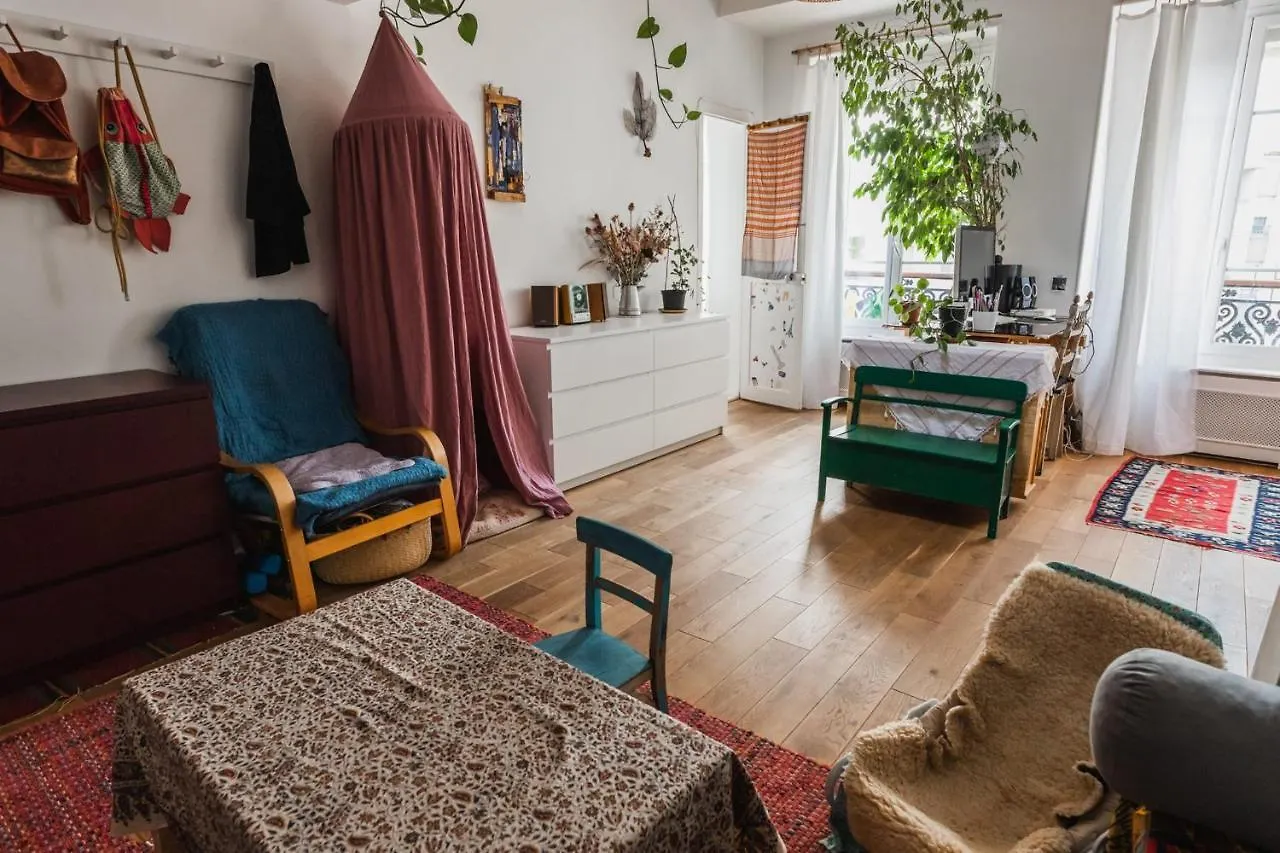 Bright Atypical Duplex In Menilmontant *